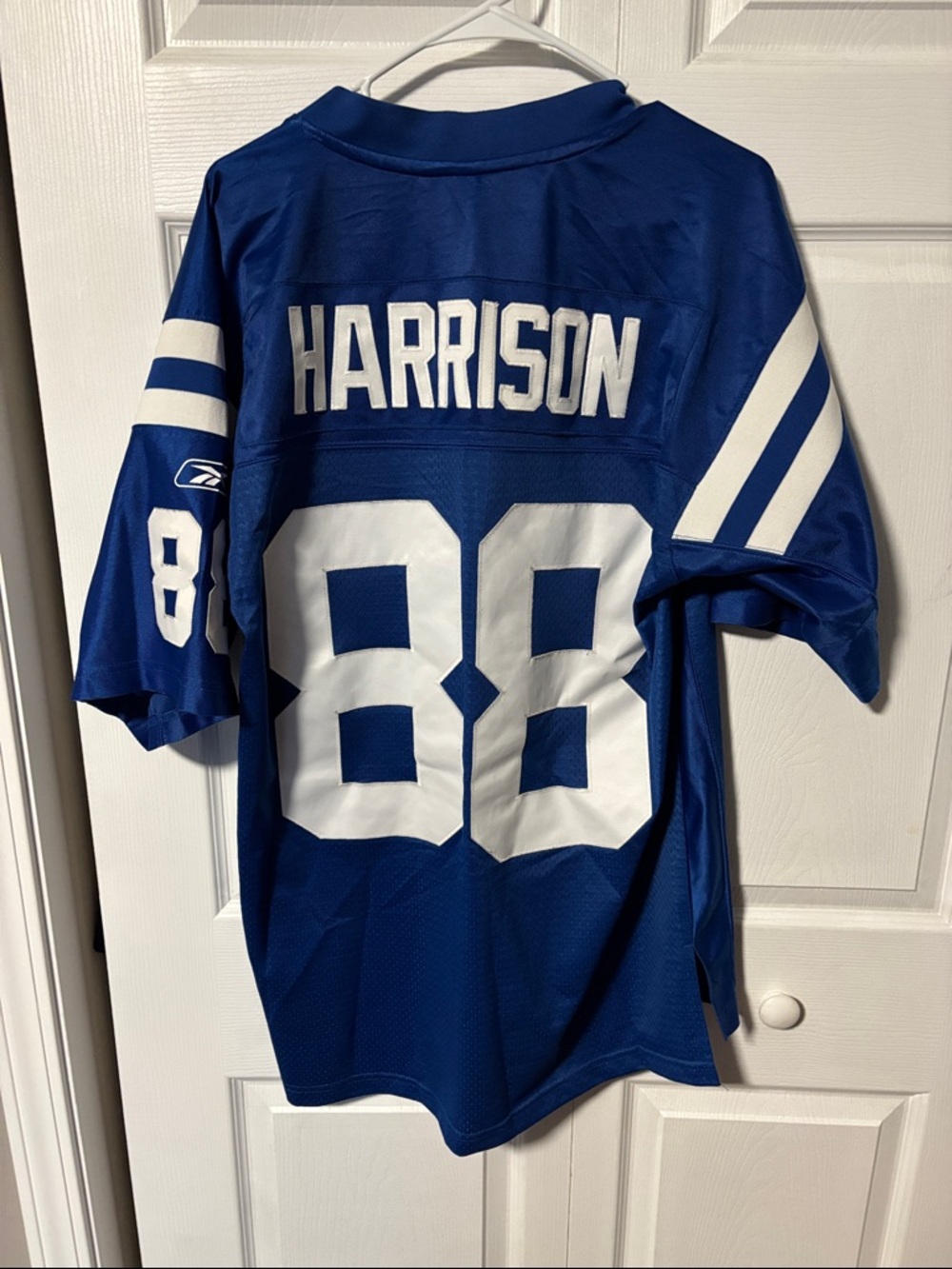 Reebok Royal Blue Colts Football Jersey with White 88 - Picture 5 of 5